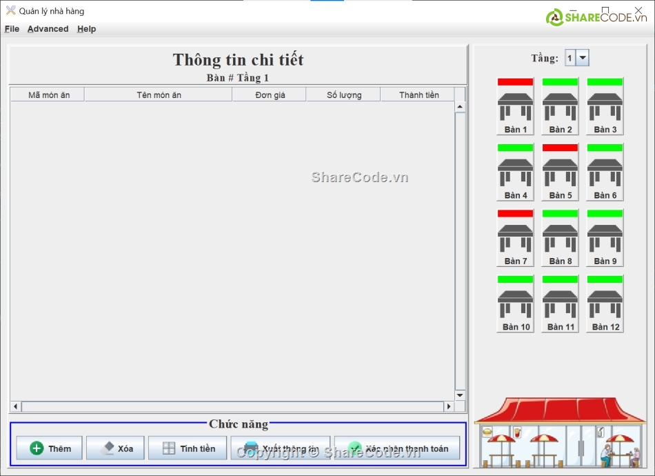 Code phần mềm quản lý,Phần mềm quản lý nhà hàng,Quản lý nhà hàng java,quản lý nhà hàng java full báo cáo,Quản lý nhà hàng Java